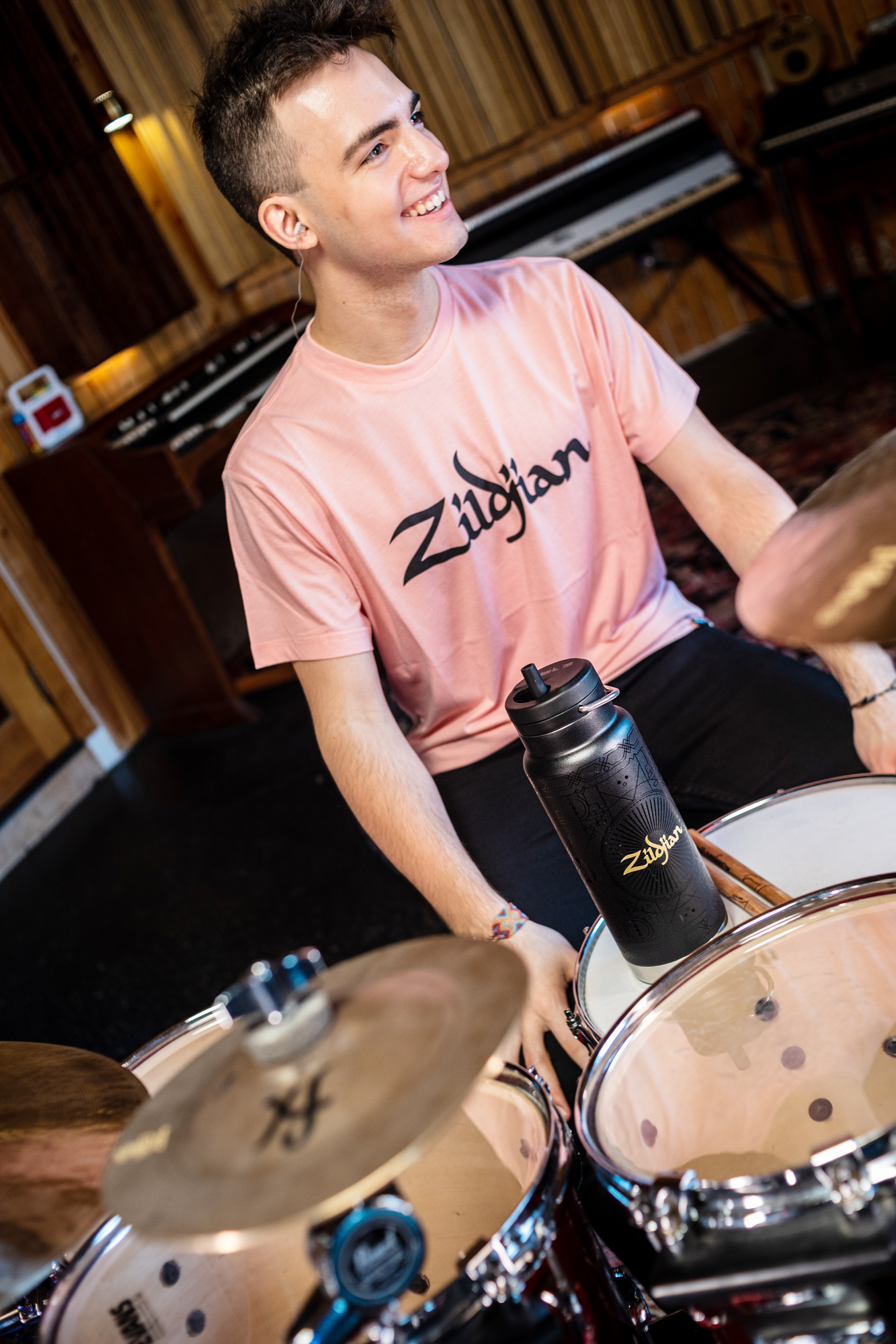 Zildjian Classic Logo Tee Pink - S